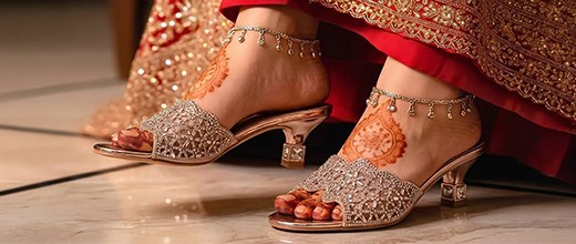 Style Your Wedding Saree with the Right Sandals | Metro Shoes